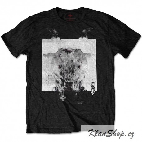 Pánské tričko Slipknot - Devil - Black & White