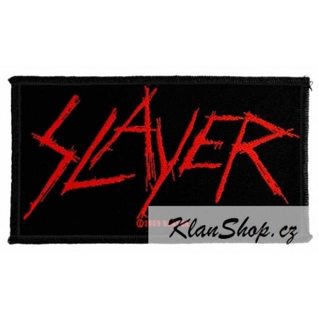 Nášivka Slayer - Scratched Logo