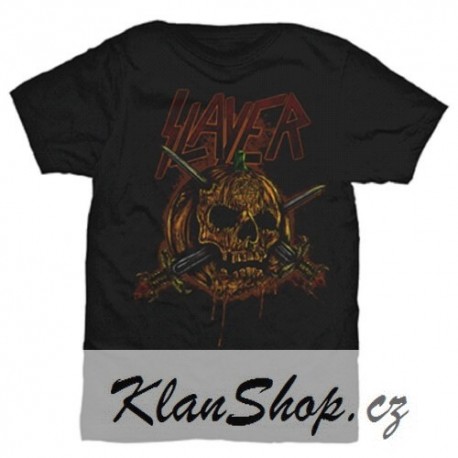 Pánské tričko Slayer - Skull Pumpkin