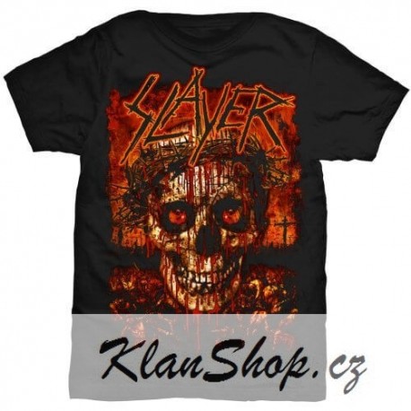 Pánské tričko Slayer - Crowned Skull