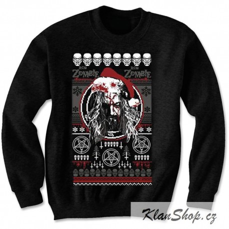 Pánská mikina Rob Zombie - Bloody Santa