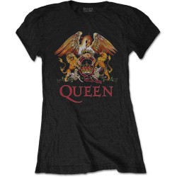 Dámské tričko Queen - Classic Crest