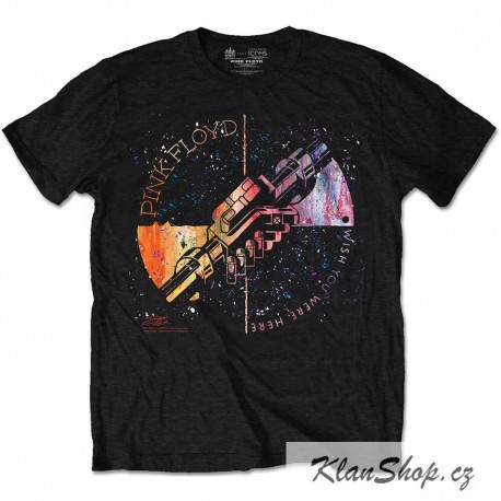 Pánské tričko Pink Floyd - Machine Greeting Orange