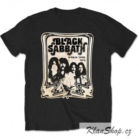 Pánské tričko Black Sabbath - World Tour 1978