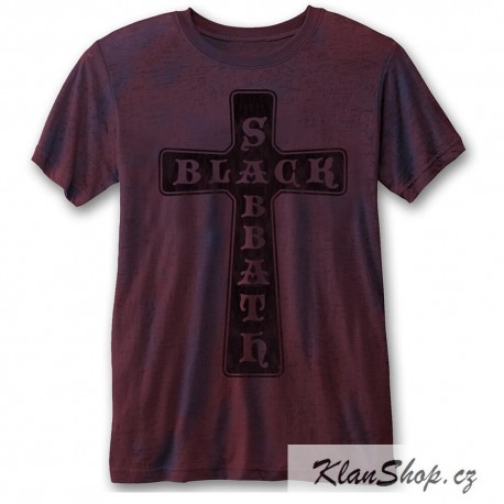 Tričko Black Sabbath - Vintage Cross