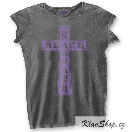 Dámské tričko Black Sabbath - Vintage Cross