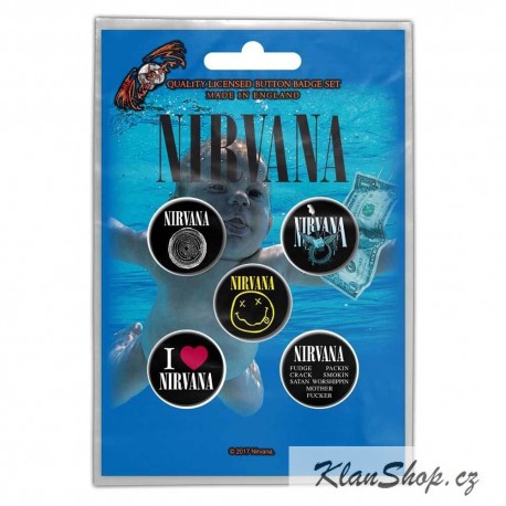 Set Placek Nirvana - Nevermind