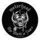 Nášivka Motorhead - The Wörld Is Yours
