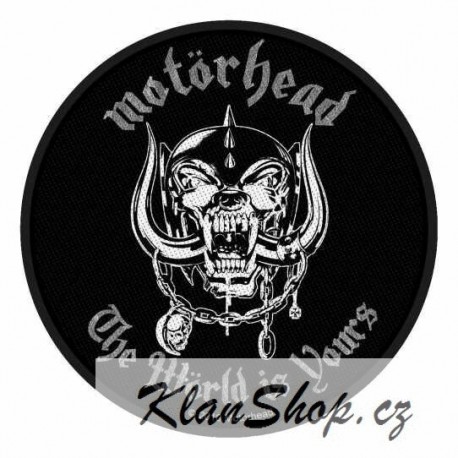 Nášivka Motorhead - The Wörld Is Yours
