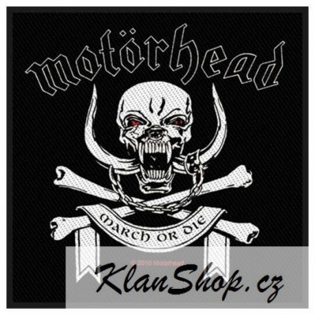 Nášivka Motorhead - March Or Die