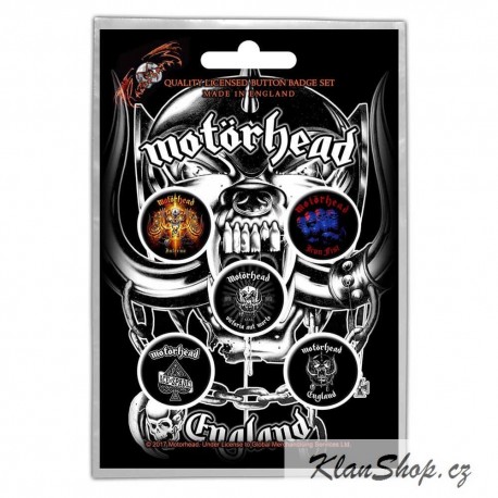 Set Placek Motörhead - England