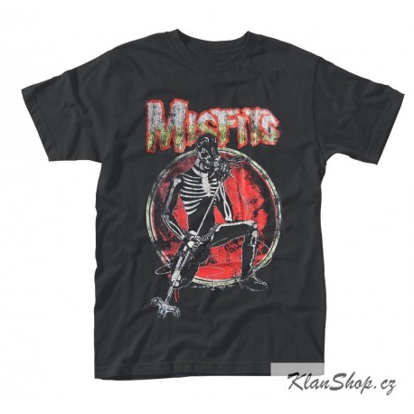 Pánské tričko Misfits - Skeleton