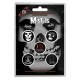 Set Placek Misfits - Skull