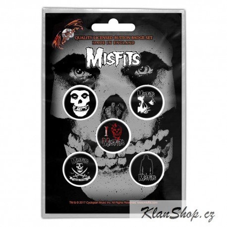Set Placek Misfits - Skull