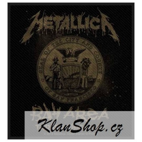 Nášivka Metallica - Bay Area Trash
