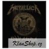 Nášivka Metallica - Bay Area Trash