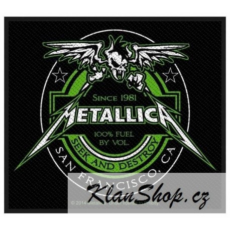 Nášivka Metallica - Beer Label