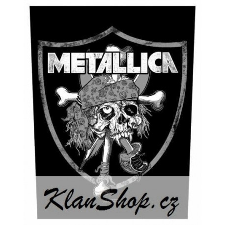 Nášivka Metallica - Raiders Skull