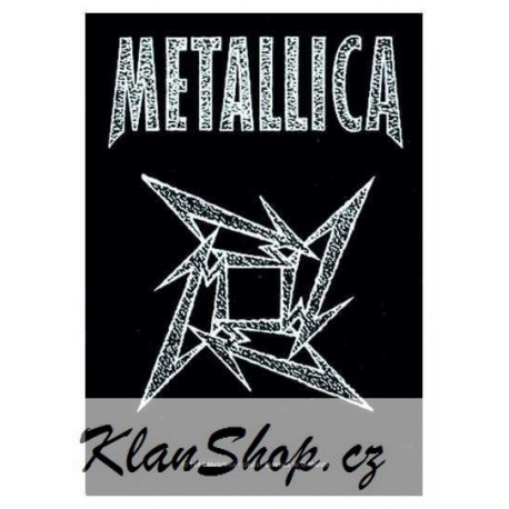 Vlajka Metallica - Ninja Star