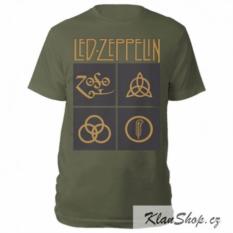 Pánské tričko Led Zeppelin - Symbols