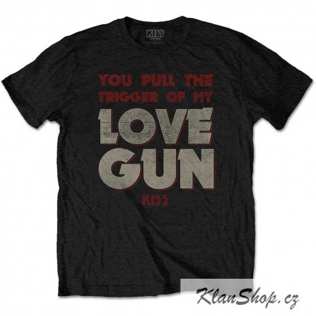 Pánské tričko Kiss - Pull The Trigger