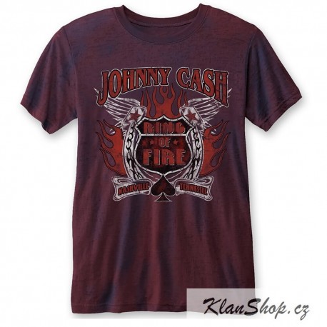 Pánské tričko Johnny Cash - Ring Of Fire