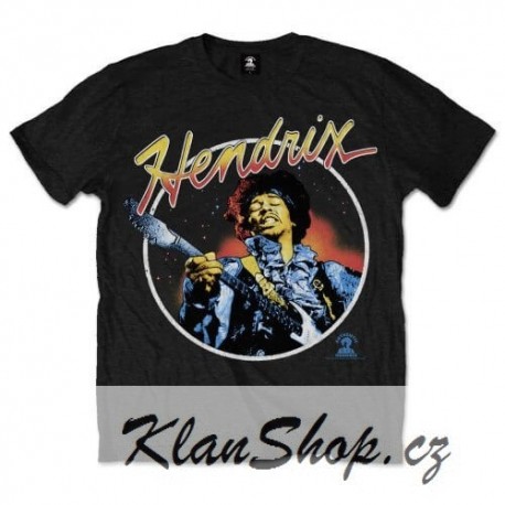 Tričko Jimi Hendrix - Script Circle