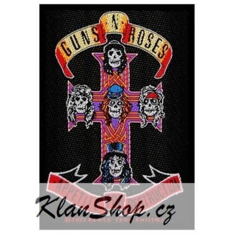 Nášivka Guns N Roses - Apetit For Destruction