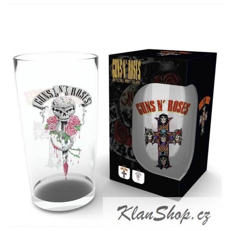 Sklenička Guns 'N' Roses