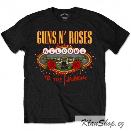 Tričko Guns N Roses - Welcome To The Jungle