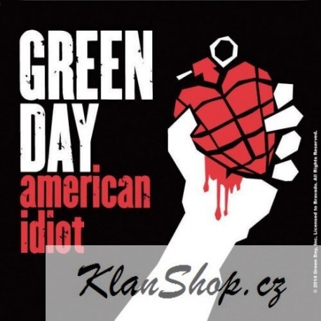 Podtácek Green Day - American Idiot