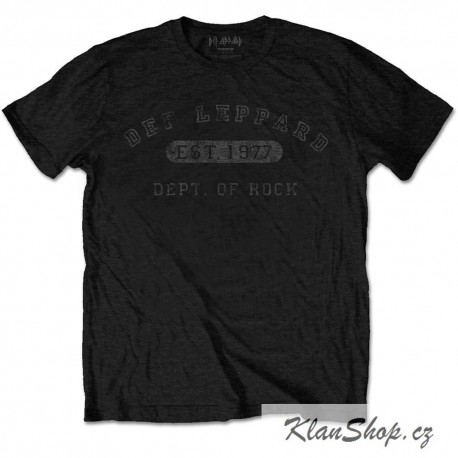 Tričko Def Leppard - Collegiate Logo