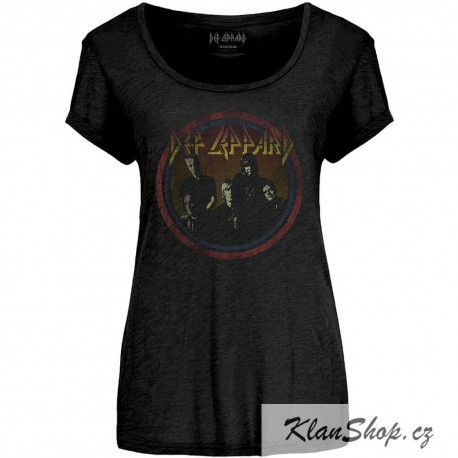 Dámské tričko Def Leppard - Vintage 