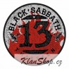 Nášivka Black Sabbath - 13