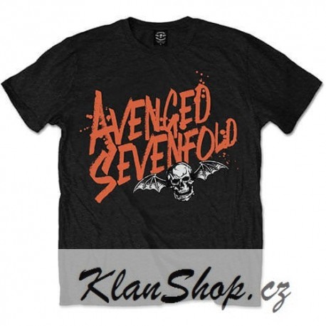 Tričko Avenged Sevenfold - Orange Splatter