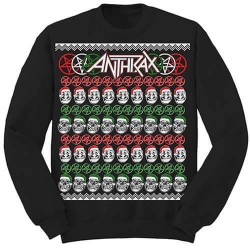 Mikina Anthrax - Skulls Christmas