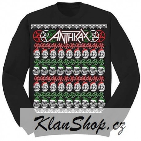 Mikina Anthrax - Skulls Christmas