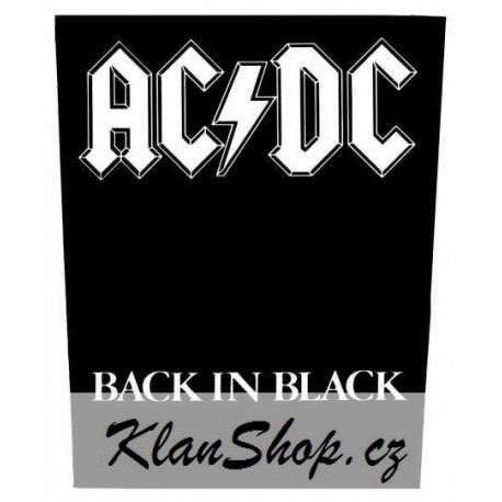 Nášivka  AC/DC - Back In Black