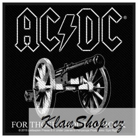 Nášivka AC/DC - For Those About To Rock