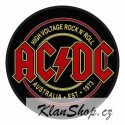 Nášivka AC/DC - High Voltage Rock N Roll