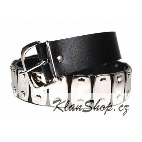 Kožený pásek s pláty