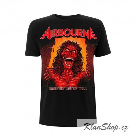 Tričko Airbourne - BOH Skeleton