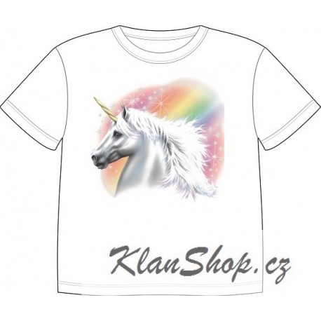 Dětské tričko s potiskem zvířat - Jednorožec
