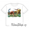 Dětské tričko s potiskem zvířat - Dinosauři