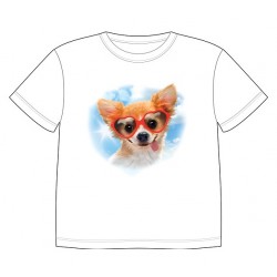 Dětské tričko s potiskem zvířat - Čivava