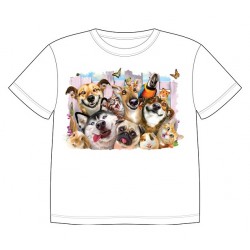 Dětské tričko s potiskem zvířat - Vtipná zvířátka