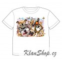 Dětské tričko s potiskem zvířat - Vtipná zvířátka