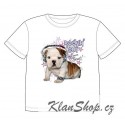 Dětské tričko s potiskem zvířat - Buldoček