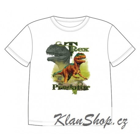 Dětské tričko s potiskem zvířat - T-Rex