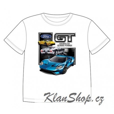 Dětské tričko s dopravními prostředky - Ford GT